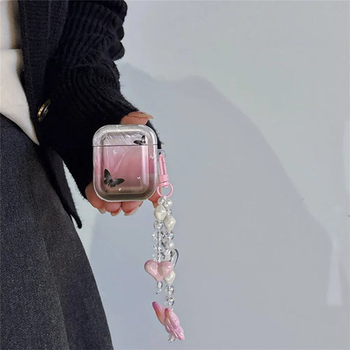For Apple AirPods with Charging Case (2016) / (2019) / AirPods with Wireless Charging Case (2019) TPU Cover Earphone Protective Case with Pendant - 2