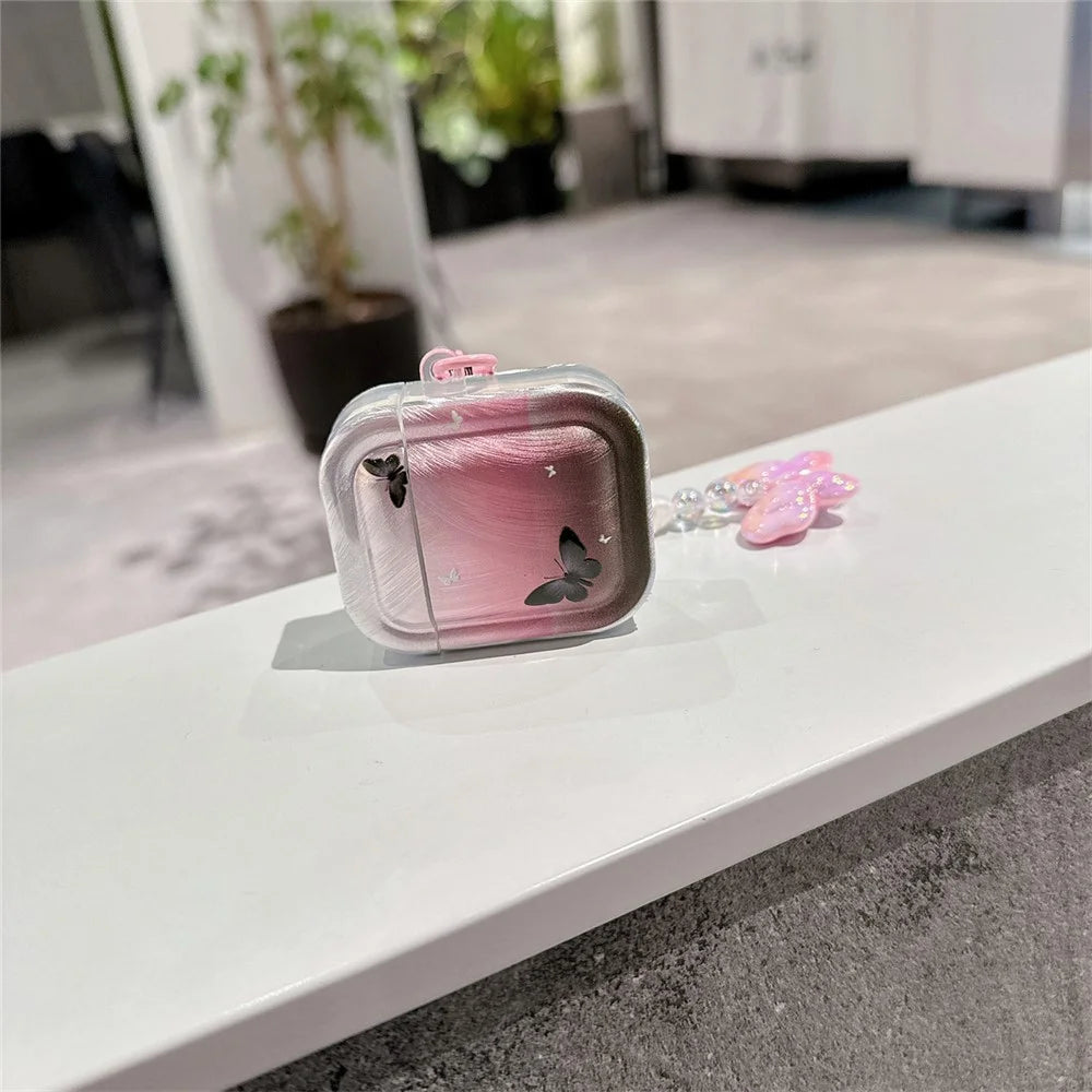 For Apple AirPods with Charging Case (2016) / (2019) / AirPods with Wireless Charging Case (2019) TPU Cover Earphone Protective Case with Pendant - 4