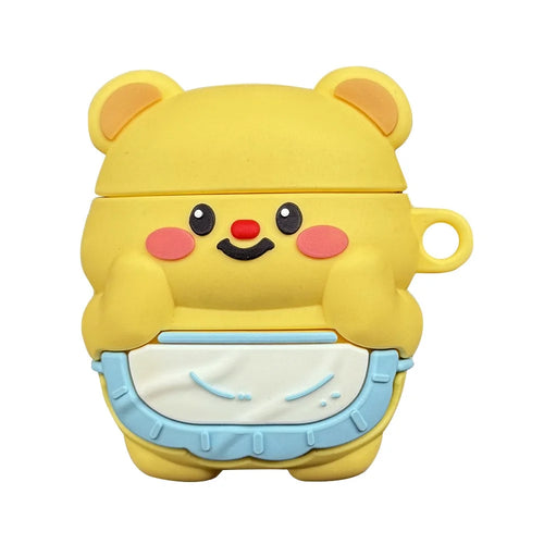 For Apple AirPods with Wireless Charging Case (2019)  /  AirPods with Charging Case (2019) (2016) Silicone Earphone Case - 1