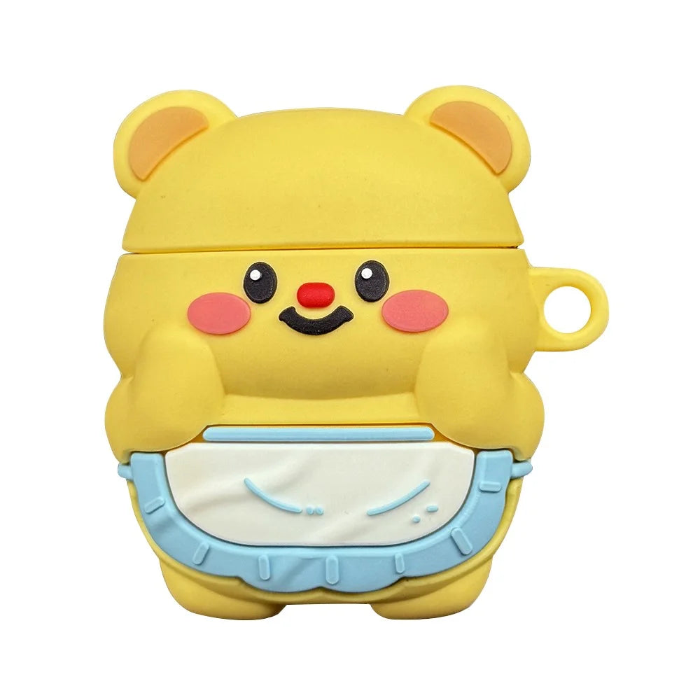 For Apple AirPods with Wireless Charging Case (2019)  /  AirPods with Charging Case (2019) (2016) Silicone Earphone Case - 1