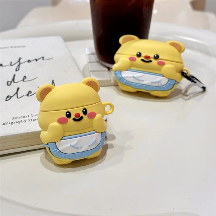 For Apple AirPods with Wireless Charging Case (2019)  /  AirPods with Charging Case (2019) (2016) Silicone Earphone Case - 7