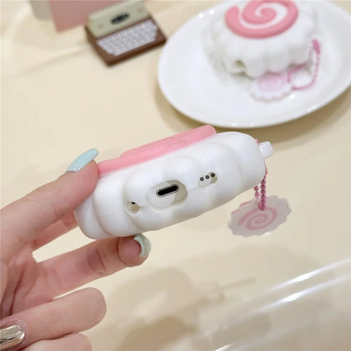 For AirPods Pro / Pro 2 Cute Narutomaki Bluetooth-compatible Earphone Protective Cover Dust-proof Case - 5