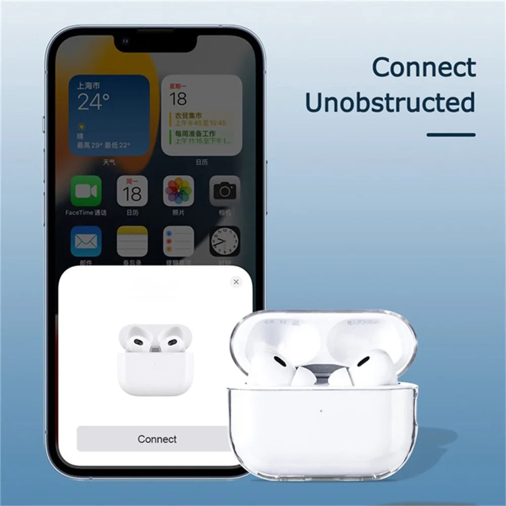 For Apple AirPods 3 Case Dust-proof Crystal Clear  Hard PC Earphone Cover - 5