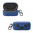 For Oppo Enco Buds2 Pro Case Soft Silicone Anti-Lost Earphone Protective Cover with Buckle - Dark Blue - 2