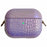 For Apple AirPods Pro Colorful Crocodile Texture PU Leather+PC Charging Bin Protective Case - Purple - 1