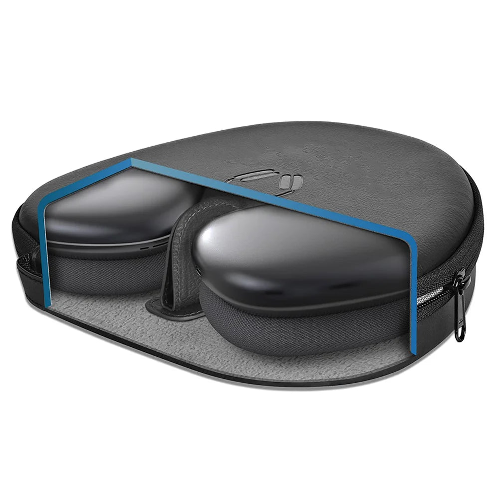 For Airpods Max Storage Bag Headphone Carrying Bag with Velvet Lining Protection - 5