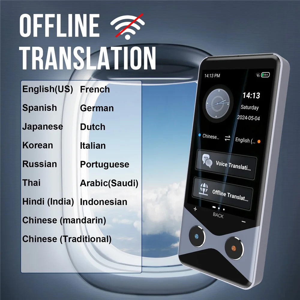 V9000 AI Smart Translator 4G WiFi Offline Photo Translation Device Support 137 Languages - 3