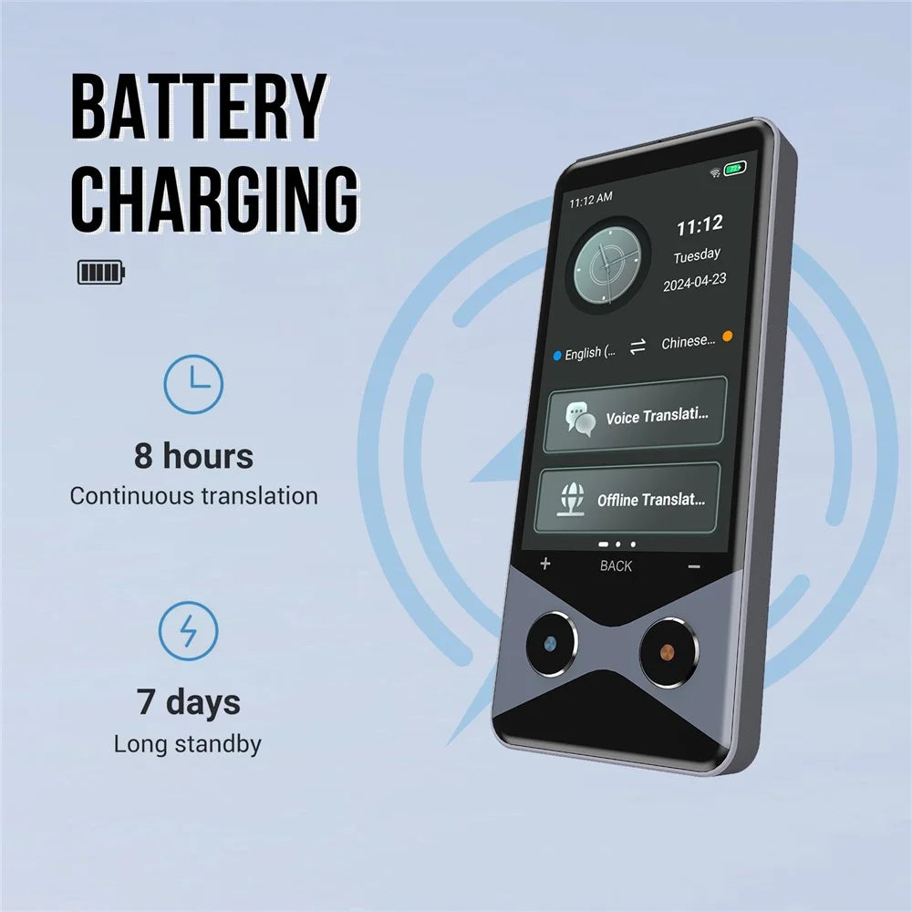 V9000 AI Smart Translator 4G WiFi Offline Photo Translation Device Support 137 Languages - 6