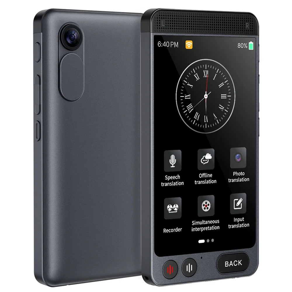 D21 142 Languages 4.0 Inch Smart Translator Portable Offline Translator Voice Interpreter - 1
