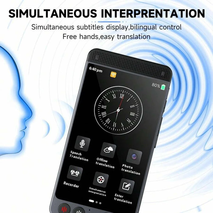 D21 142 Languages 4.0 Inch Smart Translator Portable Offline Translator Voice Interpreter - 7