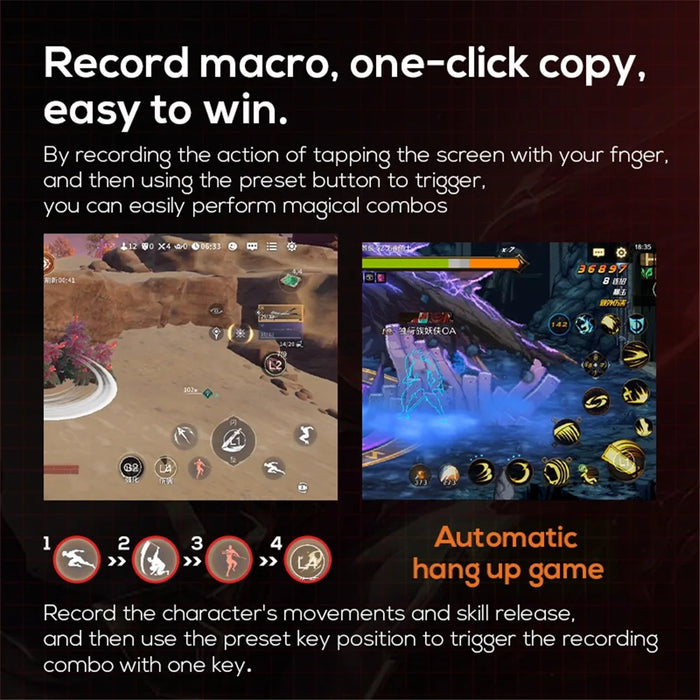 MEMO MB03 Pro Gaming Controller Joystick Game Control Vibration One-Click Equipment Swap - 3