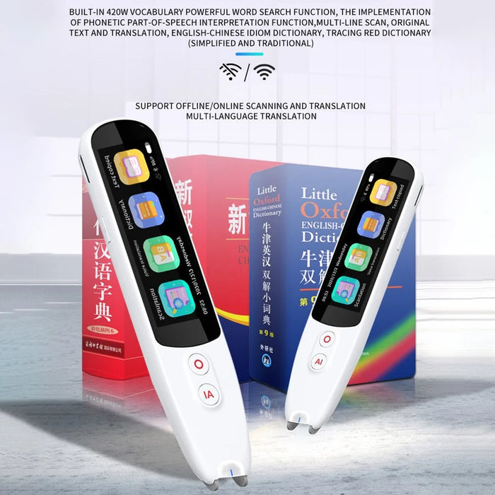 S5A Translation Pen Offline Scanning Photo Translation 3.0 Inch Screen Multi Language Support Voice Text Dictionary - 5