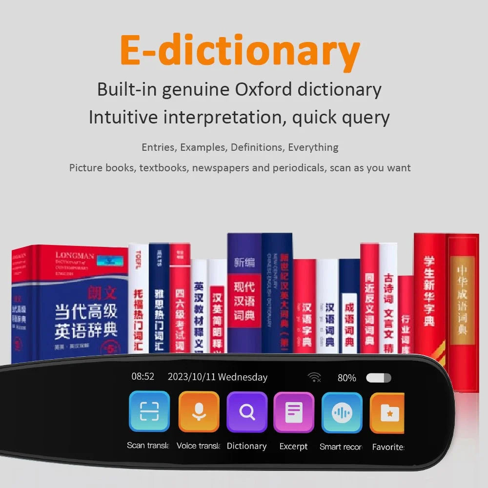 S6 Pro Offline Translation Pen Scanner Photo Translator 12 Languages Translator Device - 4