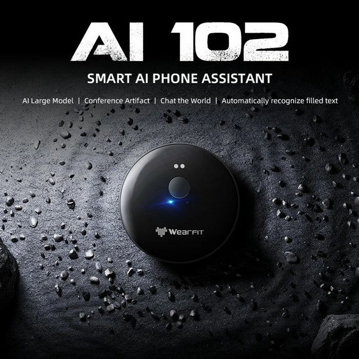 Ai102 Voice Translator Device Real Time Language Translation Smart Instant Scan Translator - Black - 2