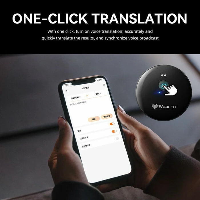 Ai102 Voice Translator Device Real Time Language Translation Smart Instant Scan Translator - Black - 6