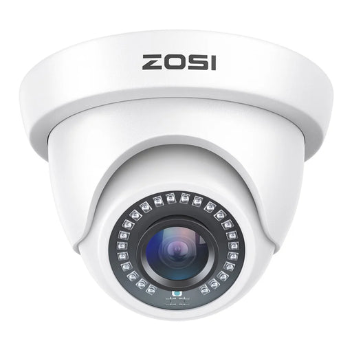 ZOSI 2MP 1920TVL Hybrid 4 In 1 TVI CVI AHD CVBS Security Camera 1080P HD Night Vision Surveillance Cam - White / EU Plug - 2