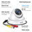 ZOSI 2MP 1920TVL Hybrid 4 In 1 TVI CVI AHD CVBS Security Camera 1080P HD Night Vision Surveillance Cam - White / EU Plug - 4