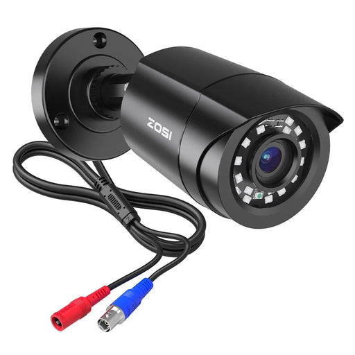 ZOSI 2MP 1080P Night Vision Security Camera 4 In 1 TVI / CVI / AHD / CVBS Surveillance Bullet Camera - Black / EU Plug - 2