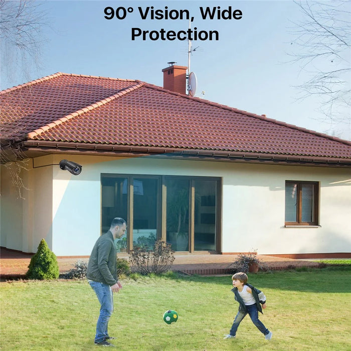 ZOSI 2MP 1080P Night Vision Security Camera 4 In 1 TVI / CVI / AHD / CVBS Surveillance Bullet Camera - Black / EU Plug - 3