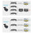 ZOSI 2MP 1080P Night Vision Security Camera 4 In 1 TVI / CVI / AHD / CVBS Surveillance Bullet Camera - Black / EU Plug - 7