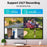 ZOSI 3K Lite 8CH Security Camera System, No HDD H.265+ 5MP Video DVR Recorder with 4X HD 1920TVL 1080P - White  /  US Plug - 3