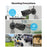 ZOSI 3K Lite 8CH Security Camera System, No HDD H.265+ 5MP Video DVR Recorder with 4X HD 1920TVL 1080P - White  /  US Plug - 5