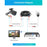 ZOSI 2MP 1080P HD-TVI CCTV Night Vision Home Security Camera, Compatible with Zosi 3K Lite Analog DVR - Black / US Plug - 4