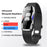 DIROSE F1 Max Ultrasonic Mosquito Repellent Bracelet Step Counter Electronic Smart Wristband - Black - 4
