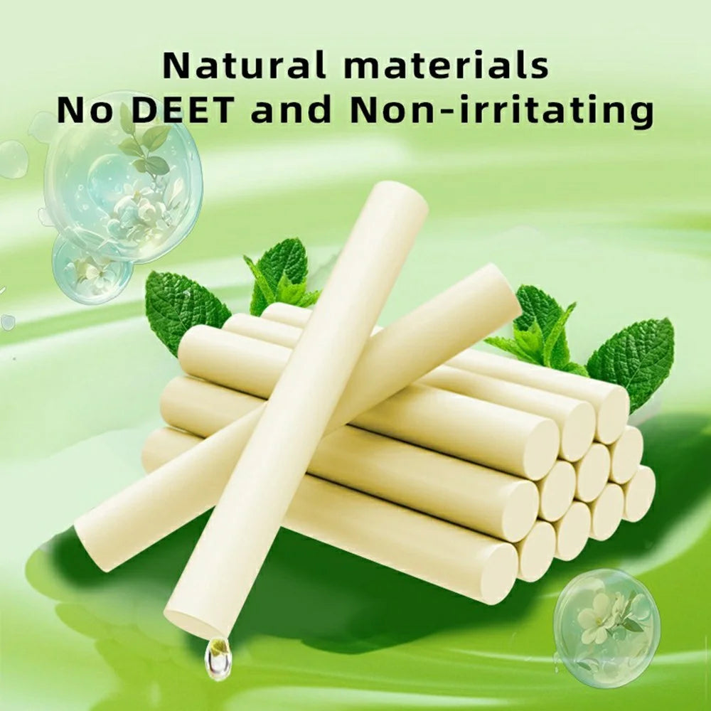 DIROSE F5 Essential Oil Mosquito Repellent Bracelet Insect Protection Silicone Wristband - Green - 6