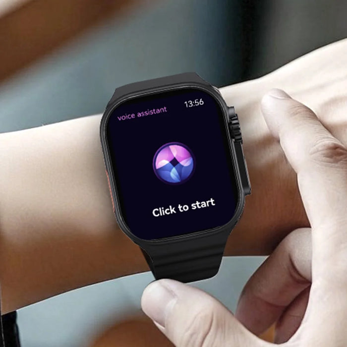 USAMS AT03 2.01 inch Smart Watch Bluetooth-Compatible Sports Tracking Voice Assistant Wristwatch for Android iOS - 5