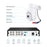 ZOSI 4Pcs 360 Degree PTZ 1080P Home Security Camera with 8CH DVR Built In 1TB HDD Human Vehicle Detection - UK Plug - 6