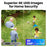 ZOSI 4K 8CH PoE NVR Security Camera System 4Pcs 8MP Outdoor Auto Tracking PT Cameras with Floodlight Two-Way Audio, 2TB HDD - UK Plug - 4