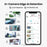 ZOSI 4K 8CH PoE NVR Security Camera System 4Pcs 8MP Outdoor Auto Tracking PT Cameras with Floodlight Two-Way Audio, 2TB HDD - UK Plug - 5