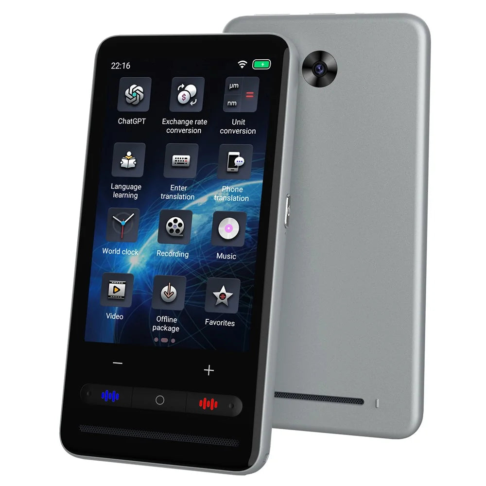 S20PRO AI Language Translator 138 Languages 4 Inch Screen Offline Photo Translation Real-Time Interpreting Machine - 1