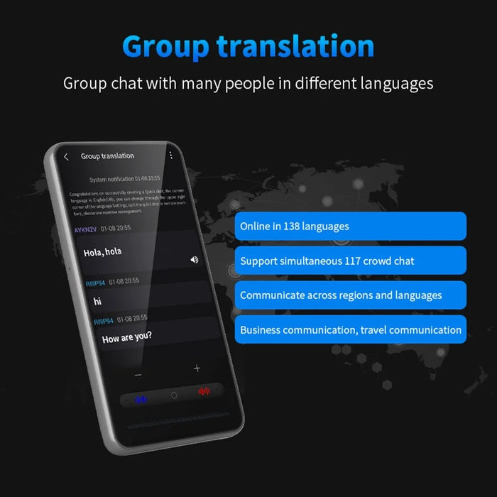 S20PRO AI Language Translator 138 Languages 4 Inch Screen Offline Photo Translation Real-Time Interpreting Machine - 7