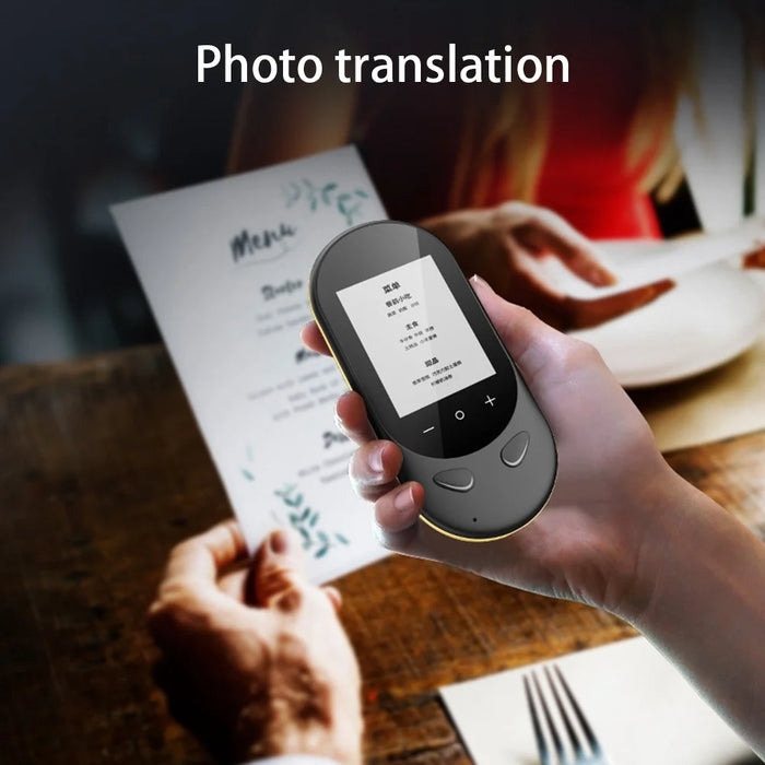 VORMOR T8S 4G Offline Instant AI Voice Translator Touch+Button Controlled USB Rechargeable 106 Languages Translation Device with 2.4 Inch HD Screen - White - 5