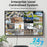 ZOSI 20Pcs Auto Human Tracking Face Vehicle Detection 8MP PoE Security Cameras + 32CH 4K NVR with 8TB HDD - UK Plug - 6
