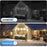 ZOSI 2K WiFi 6 Security Camera System 8 x 3MP Wireless Cameras Indoor / Outdoor AI Human Detection Color Night Vision Two-Way Audio 8CH 4K NVR 2TB HDD - 2