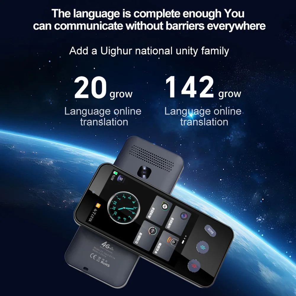Z9 4.5 inch IPS Full View 4G Translator 13MP Auto Zoom Multilingual Device with Simultaneous  /  Offline  /  Photo  /  Recording Translation - 6