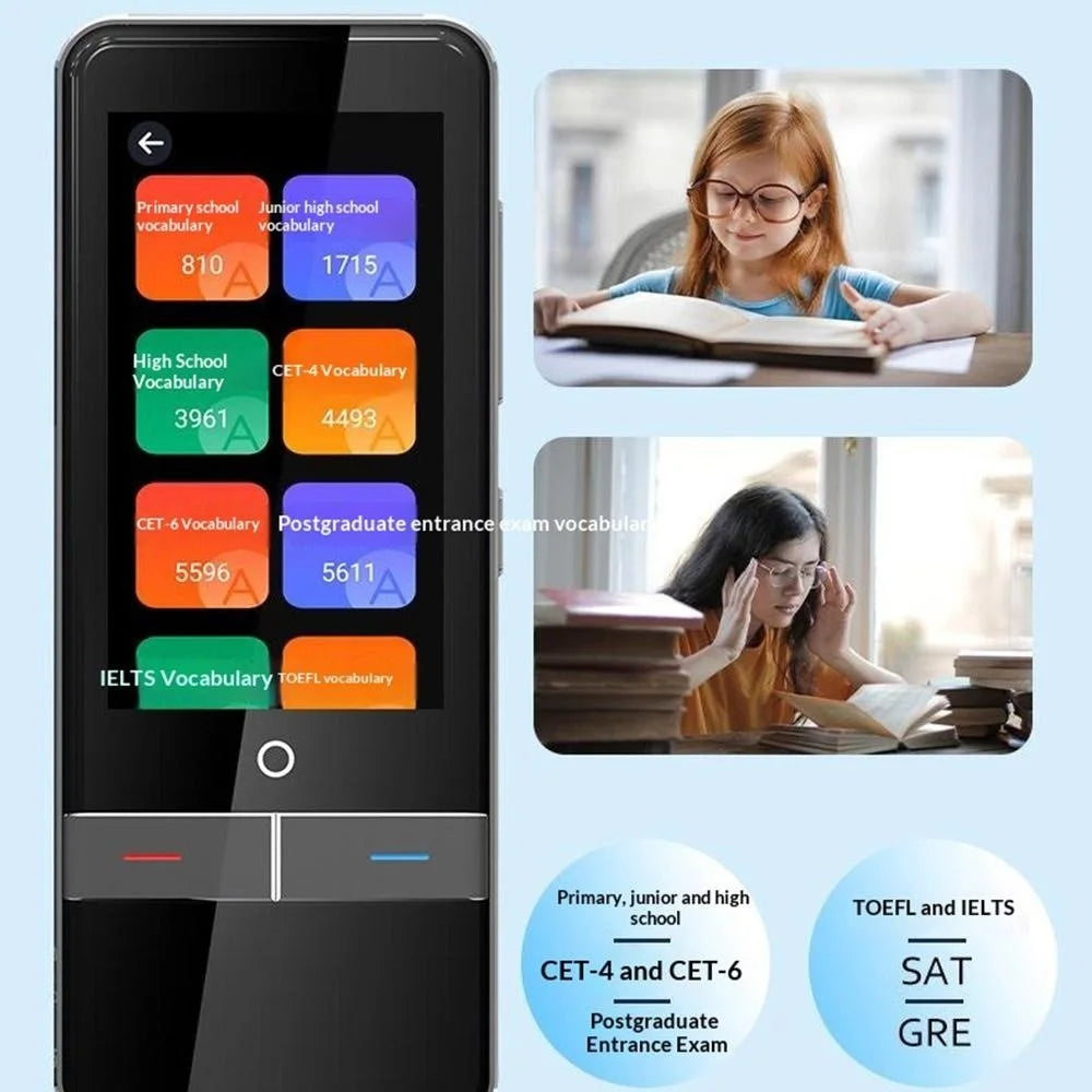 F6 Simultaneous Translation Device AI Voice Offline Translator Photo Translation for 136 Countries - Black - 5