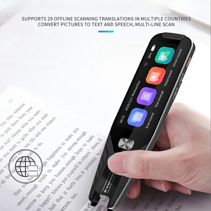 S8HT 1GB+16G 4 inch Display Language Scanning Translator Pen Arabic Vietnamese Translation Device, International Version - 2