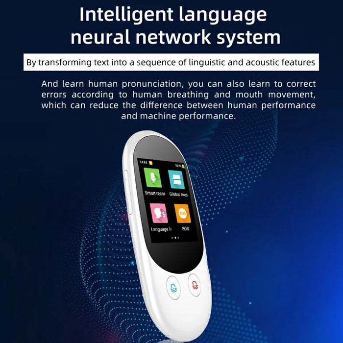 F1A Offline Translator Smart Photo  /  Simultaneous Translator Pen 2.4 inch HD Screen Multi-Language Translation Stick - White - 2