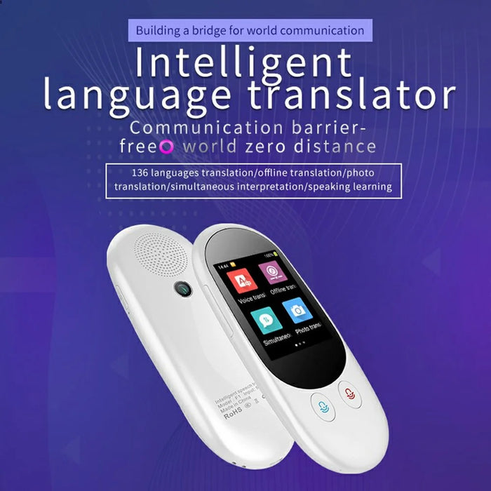 F1A Offline Translator Smart Photo  /  Simultaneous Translator Pen 2.4 inch HD Screen Multi-Language Translation Stick - White - 5