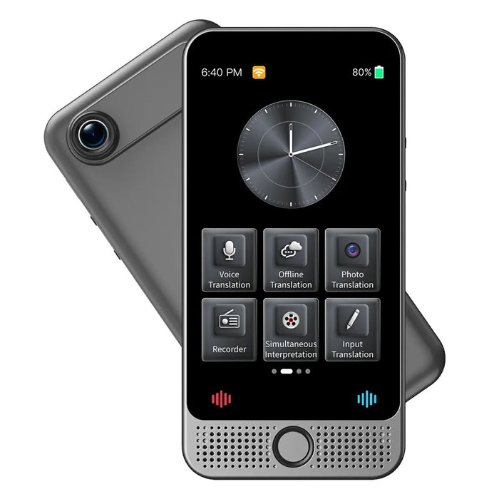 D1 4.0 Inch Display Smart Translator Device 1+16G AI Voice Photo Translation for Travel / Business Offline - 2