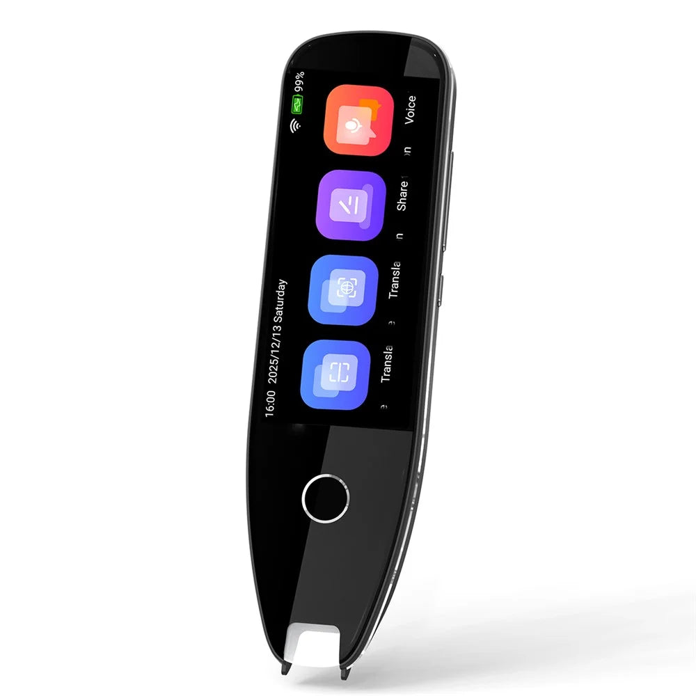 MX7 Smart Offline Scanning Translation Pen 3.5 Inch Photo Scanning Pen Global Voice Interpreter Pen Voice-to-Text Transcription - 1
