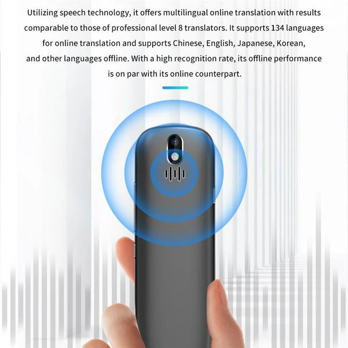 MX7 Smart Offline Scanning Translation Pen 3.5 Inch Photo Scanning Pen Global Voice Interpreter Pen Voice-to-Text Transcription - 6
