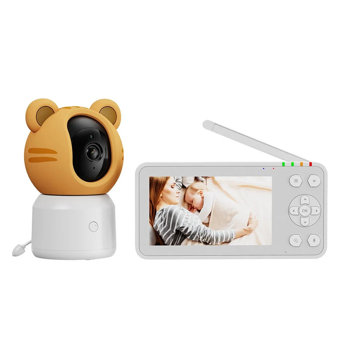 C7-A 4.5 Inch IPS Screen WiFi Baby Monitor Cry Detection Two Way Audio Night Vision Nanny Cam Built-in Lullabies - 1