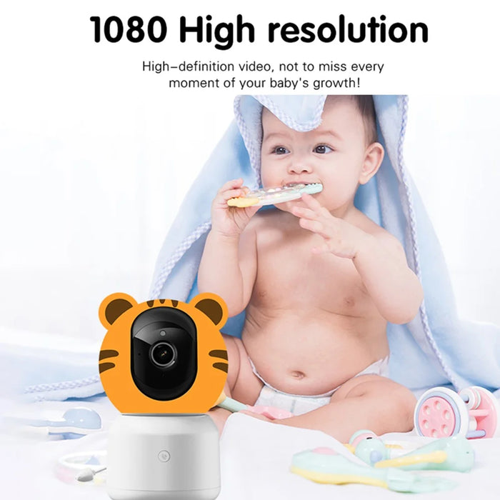 C7-A 4.5 Inch IPS Screen WiFi Baby Monitor Cry Detection Two Way Audio Night Vision Nanny Cam Built-in Lullabies - 3