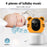 C7-A 4.5 Inch IPS Screen WiFi Baby Monitor Cry Detection Two Way Audio Night Vision Nanny Cam Built-in Lullabies - 6