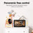 C9 WiFi Baby Monitor 5 Inch HD Display Dual Mode Tuya Smart Infant Camera Monitor for Home - White+Yellow - 6
